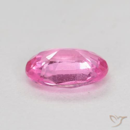 Zafiro Rosado púrpura real natural de 0.70 ct, Ovalada, VS-SI