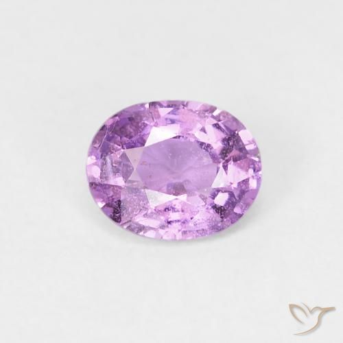 0.59ct Natural Púrpura medio Zafiro, Ovalada, VS-SI