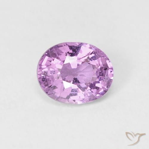 0.64ct Natural Púrpura violeta Zafiro, Ovalada, VS-SI