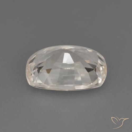 Zafiro Dorado muy claro natural de 1.13 ct, Forma Cojín, VVS-VS