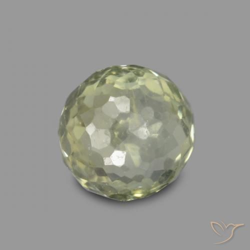 0.59ct Natural Verde amarillento Zafiro, Redondo, VS-SI