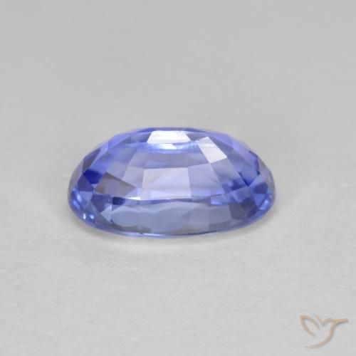 Zafiro Azul violeta oscuro natural de 2.36 ct, Ovalada, VVS-VS