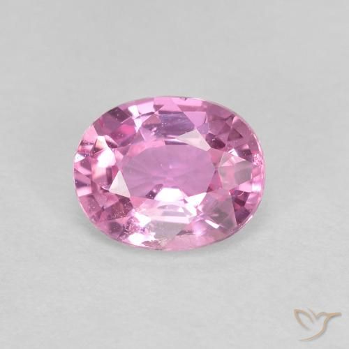 0.44ct Natural Rosado púrpura real Zafiro, Ovalada, VVS-VS