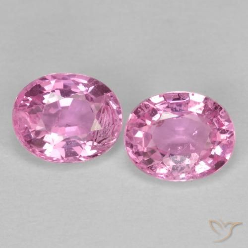 0.90ctw Natural Rosado púrpura real Zafiro, Ovalada, VS-SI