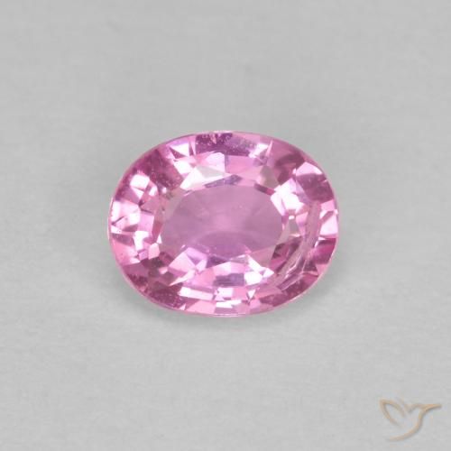 0.43ct Natural Rosado púrpura real Zafiro, Ovalada, VS