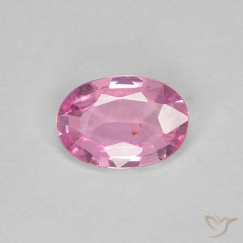 0.59ct Natural Rosado intenso Zafiro, Ovalada, VS