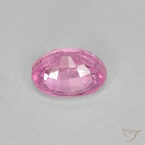 Zafiro Rosa natural de 0.51 ct, Ovalada, VS-SI