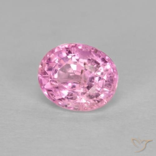 Zafiro Rosado muy claro natural de 0.56 ct, Ovalada, VS-SI