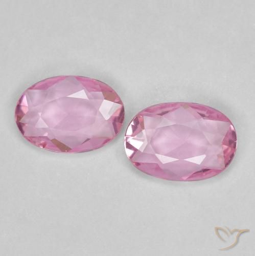 0.73ctw Natural Rosado muy claro Zafiro, Ovalada, VVS