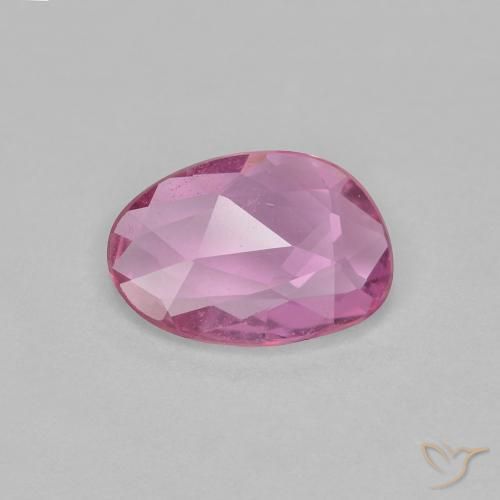 Zafiro Rosa oscuro natural de 0.76 ct, Elegante, VS
