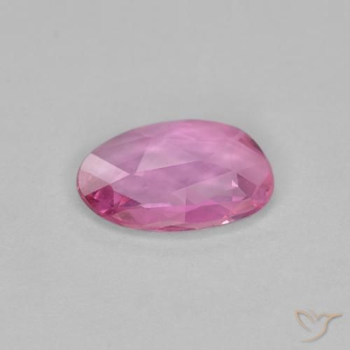 Zafiro Rosa oscuro natural de 0.76 ct, Elegante, VS