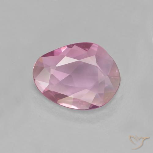0.77ct Natural Rosado claro medio Zafiro, Elegante, VVS