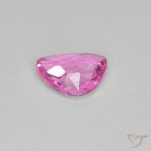 Zafiro Púrpura intenso natural de 0.81 ct, Elegante, VVS