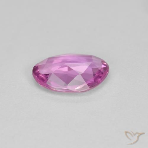 Zafiro Púrpura medio natural de 0.89 ct, Elegante, VVS