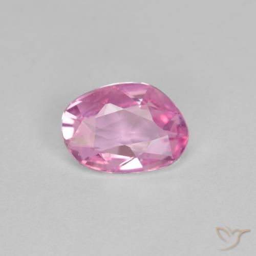 0.86ct Natural Rosado púrpura real muy claro Zafiro, Elegante, VVS