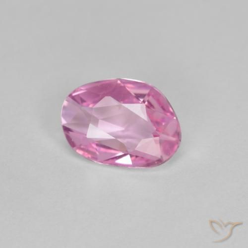 Zafiro Rosado púrpura real muy claro natural de 0.86 ct, Elegante, VVS