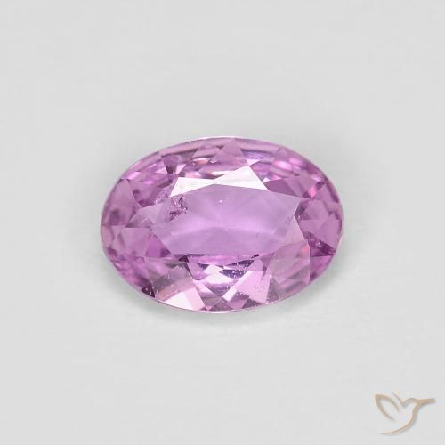 0.63ct Natural Violeta claro Zafiro, Ovalada, VS