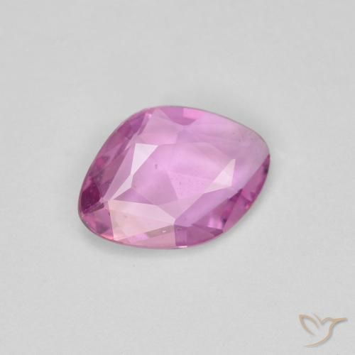 Zafiro Rosado medio natural de 0.82 ct, Elegante, VS