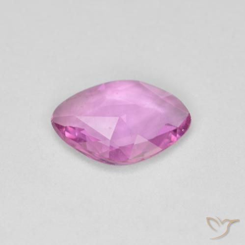 Zafiro Rosado medio natural de 0.82 ct, Elegante, VS