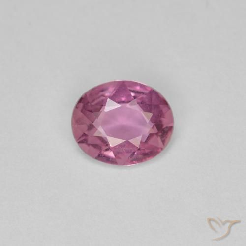 Piedra preciosa de zafiro rosa de 0,54 quilates a la venta, Oval zafiro suelto de tanzania, Gema Natural, 5,8 x 4,9 mm, Photo A