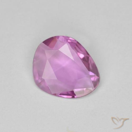 0.84ct Natural Rosado púrpura Zafiro, Elegante, VVS-VS