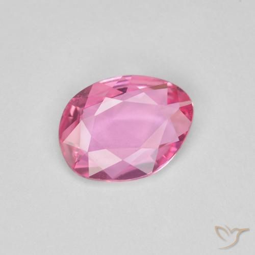 Zafiro Rosado medio natural de 0.92 ct, Elegante, VVS-VS