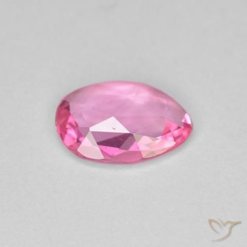 Zafiro Rosado medio natural de 0.92 ct, Elegante, VVS-VS
