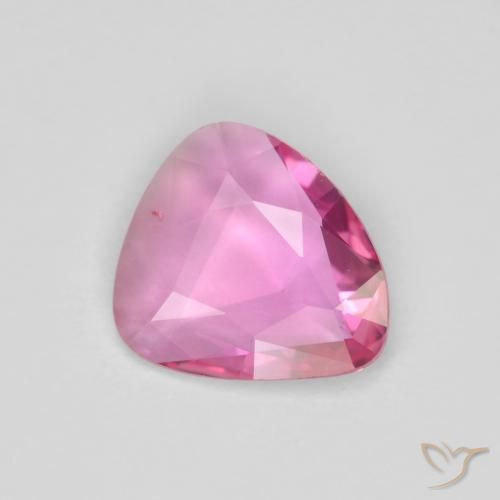 0.82ct Natural Rosa oscuro Zafiro, Elegante, VVS