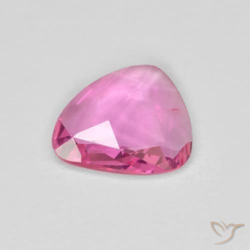 Zafiro Rosa oscuro natural de 0.82 ct, Elegante, VVS