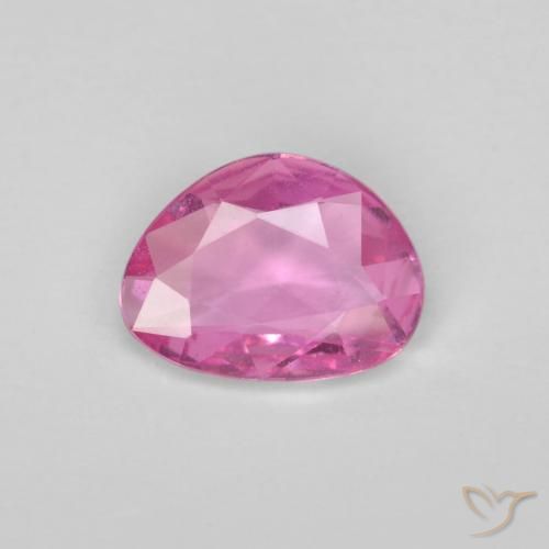 0.84ct Natural Rosa oscuro Zafiro, Elegante, VVS-VS
