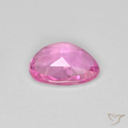 Zafiro Rosa oscuro natural de 0.84 ct, Elegante, VVS-VS