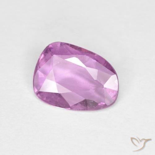 0.83ct Natural Rosado púrpura real muy claro Zafiro, Elegante, VS