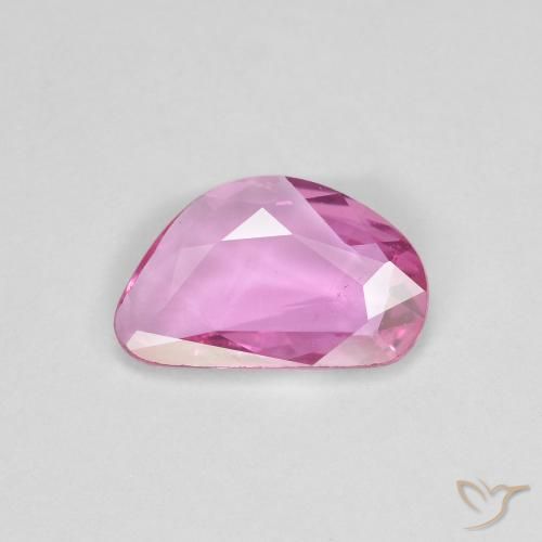 0.90ct Natural Rosado intenso Zafiro, Elegante, VS