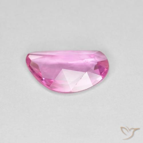 Zafiro Rosado intenso natural de 0.90 ct, Elegante, VS