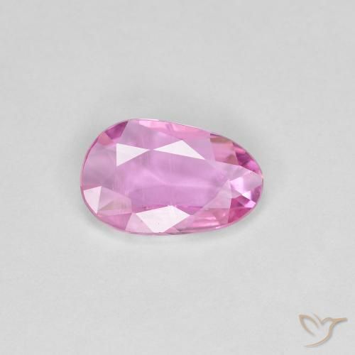 0.75ct Natural Rosado medio Zafiro, Elegante, VS