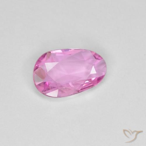 Zafiro Rosado medio natural de 0.75 ct, Elegante, VS