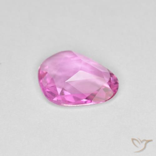 Zafiro Rosado medio natural de 0.91 ct, Elegante, VVS-VS