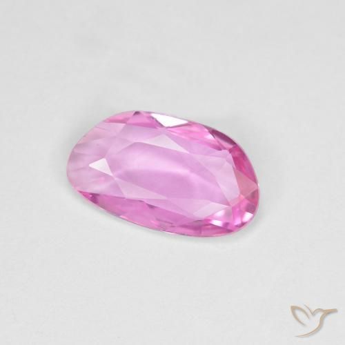 Zafiro Rosado púrpura real natural de 0.94 ct, Elegante, VVS-VS