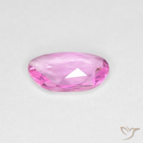 Zafiro Rosado púrpura real natural de 0.94 ct, Elegante, VVS-VS