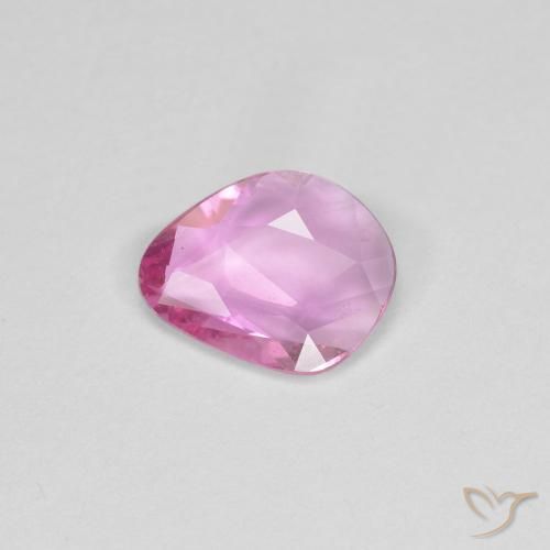 Zafiro Rosado medio natural de 0.62 ct, Elegante, VS