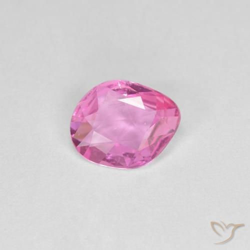 Zafiro Rosa oscuro natural de 0.69 ct, Elegante, VVS-VS