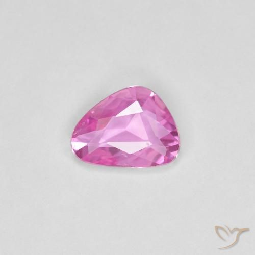 0.60ct Natural Rosado medio Zafiro, Elegante, VVS-VS