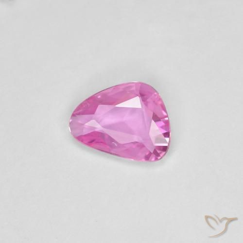 Zafiro Rosado medio natural de 0.60 ct, Elegante, VVS-VS