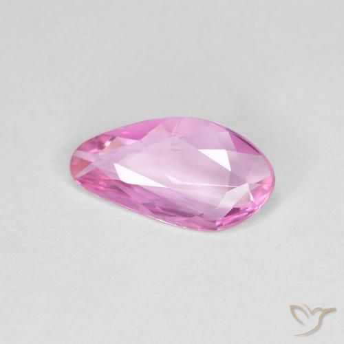 Zafiro Rosado medio natural de 0.78 ct, Elegante, VVS-VS