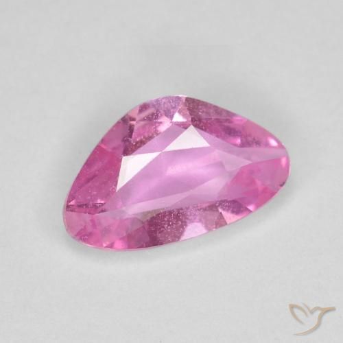 Zafiro Rosado medio natural de 0.66 ct, Elegante, VS