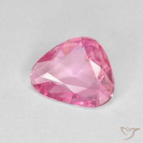 Zafiro Rosado medio natural de 0.66 ct, Elegante, VS