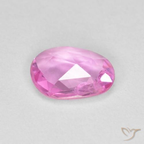 Zafiro Rosado medio natural de 0.64 ct, Elegante, VS