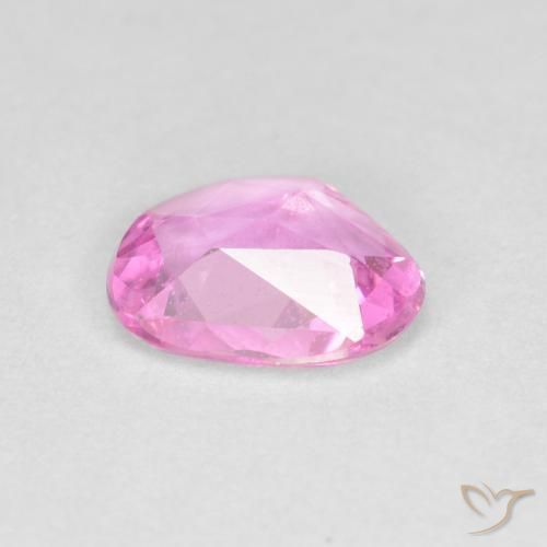 Zafiro Rosado intenso natural de 0.63 ct, Elegante, VS