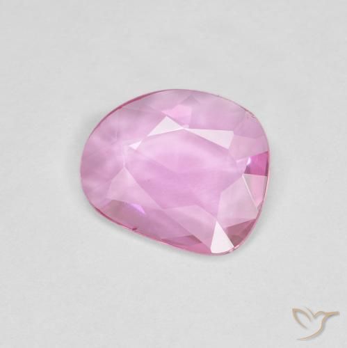 Zafiro Rosado medio natural de 0.74 ct, Elegante, VS