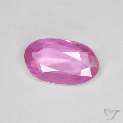 0.87ct Natural Rosa oscuro Zafiro, Elegante, VS